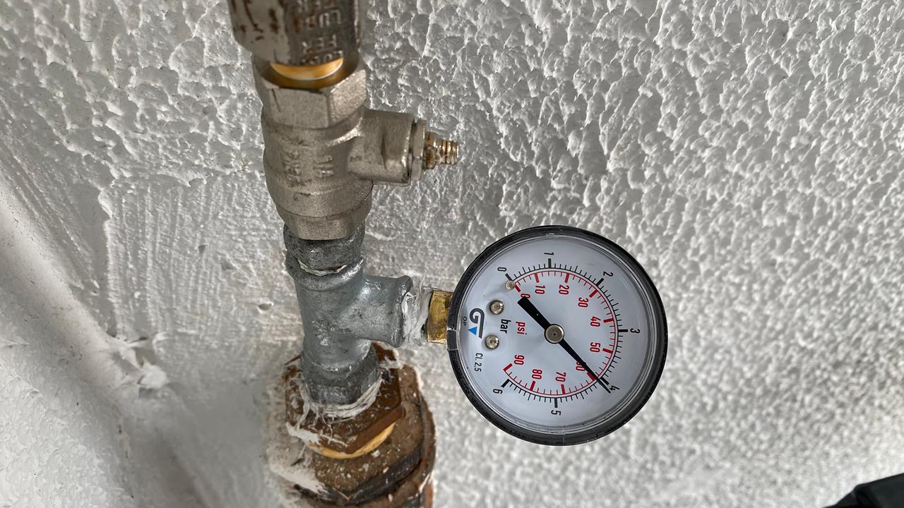 Medição de pressão do sistema hidráulico preventivo
