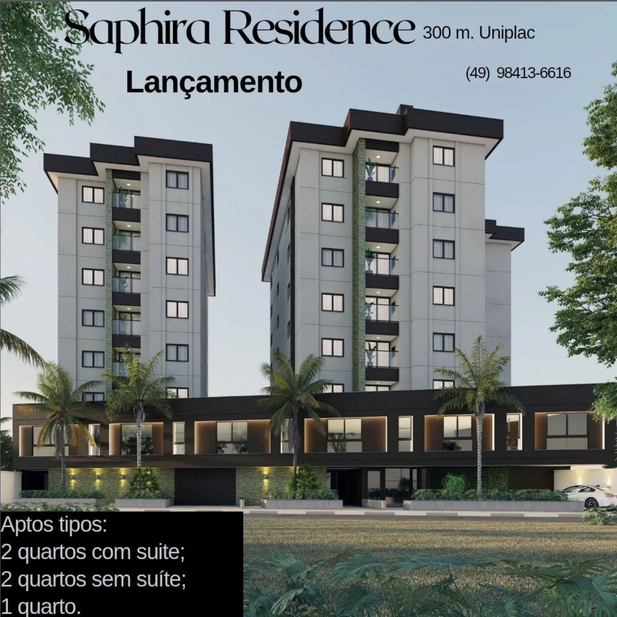 Saphyra - residencial multifamiliar vertical em Lages, SC