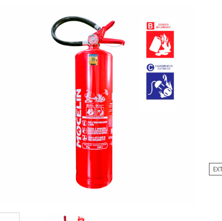 Extintor de Pó Químico Seco 6kg — Classe BC