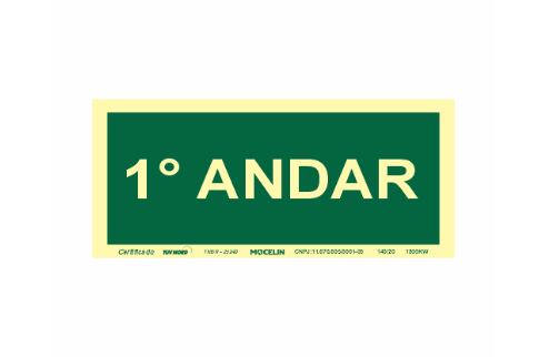 Placa de Subsolo — S17 SS (12x24cm)